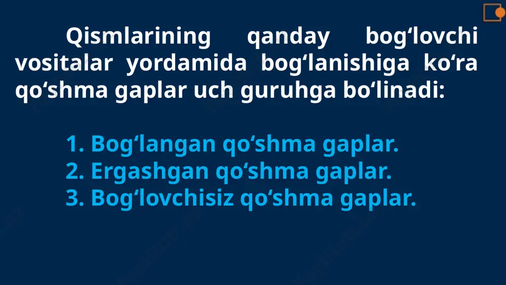 bog’lovchisiz qo'shma gaplar - Page 4