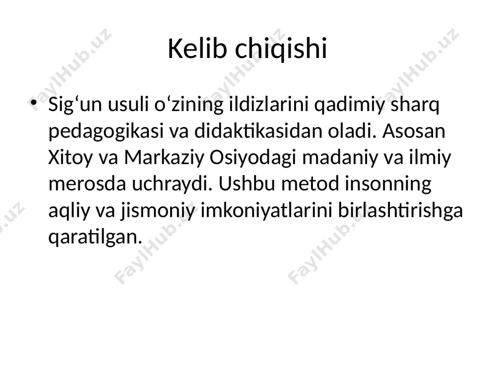 sig‘un usuli - Page 2