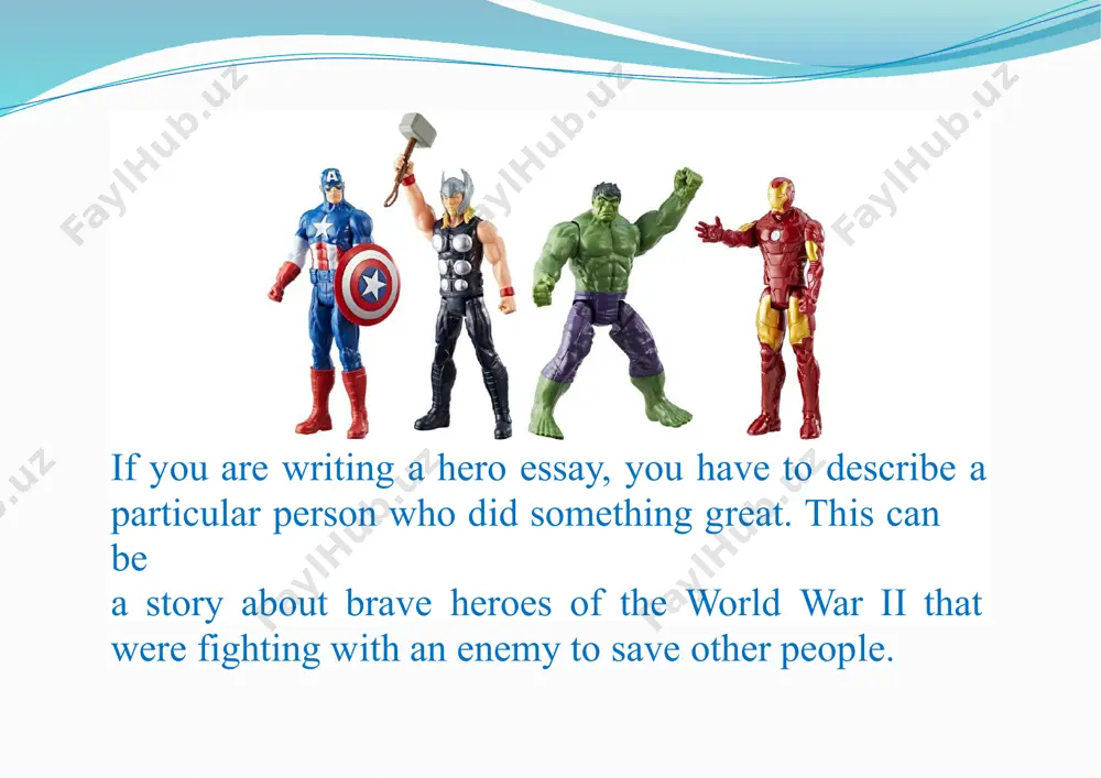 creating your paper. an outline is your map to guide you through the process of writing, that's why you shouldn't neglect this step 3.write a draft of your essay. here everything is simple: just follow your outline, don't try to pay attention to grammar and punctuation. you will havea chance to fix all errors later.try to be concentrated on your writing 4.revise your hero essay to correct all mistakes and misprints. we suggest taking some time for rest after you have finished your paper and then start editing your work. it's more effective to check the paper with refreshed eyes. we suggest using various online programs to find and correct grammar mistakes. order my hero essay how to make a good outline for my hero essay?as we already mentioned, an outline is an important part of writing your story about heroes; here is how you should build it:introduction. here it's …