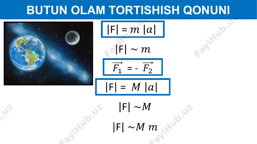 butun olam tortishish qonuni - Page 5