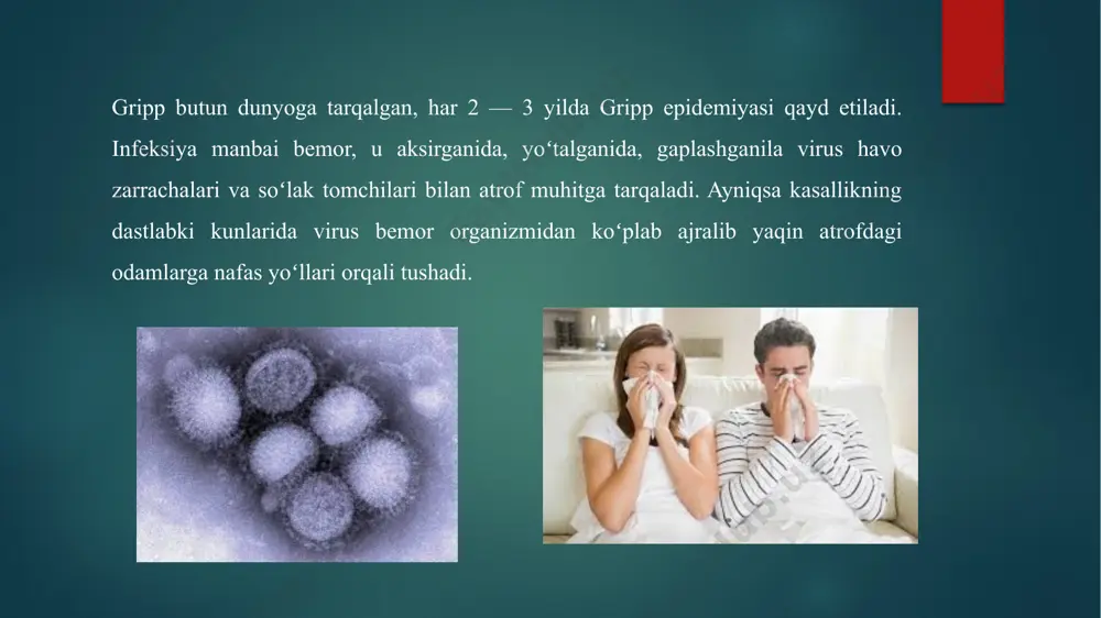 gatr- reaksiyasi yordamida gripp virusini nyukassl virusidan farqlash - Page 4