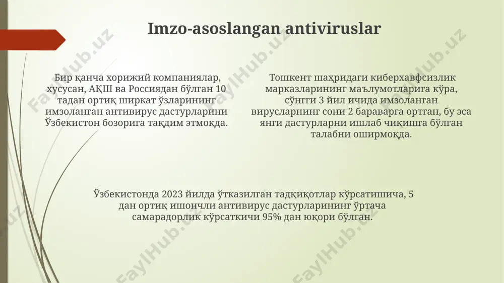 antiviruslar va ularning turlari - Page 4