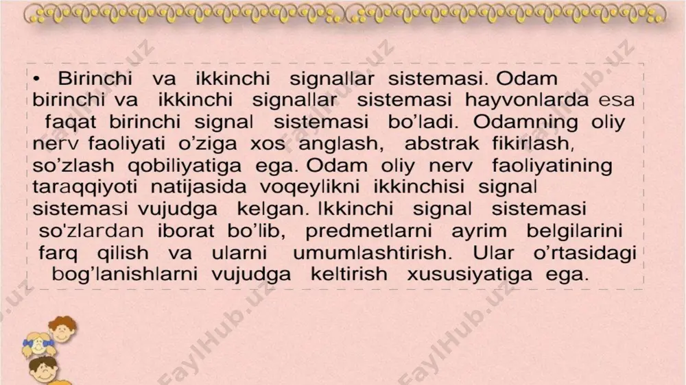 oblanadi. u nerv sistemasi va butun organizmning normal faoliyatini tarsatishicha uyqu bosh miya yarim sharlar poining hamma yuzasida ichki tormozlanishning irradatsiyalanishi natijasida hosil bolimlariga, oraliq va oxtab qolmaydi. odam ominlaydi. l.p. pavlov kostloglib, bir tormozlanish irradiatsiyasi bosh miyaning quyi borta miyaga ham tarqaladi. uyqu vaqtida uzunchoq miya faoliyati torta hisobda bir sutkada 8 soat uxlaydi. uyqusiz 4-5 sutka yurishi mumkin. uzoq uyqusizlik nerv, ruhiy kasalliklarni keltirib chiqaradi. odam umrining 3:1 qismi uyquga ketadi. uyquning quyidagi turlari mavjud: tabiiy fiziologik uyqu, gipnotik uyqu, narkotik uyqu. tabiiy fiziologik uyqu har bir tundagi normal uyqu. odam organizmining tabiiy fiziologik uyquga extiyoji yoshga qarab turlicha bolib, har qaysi shaklda sekin va tez uyqu davrlarga takrorlani turadi. sekin uyqu davri 1- 1,5 soat, tez uyqu davri 10-30 minut davom etadi. tez uyqu davrida tush korish sodir bu'ladi. uyqu davrida miyaning shartli reflekslari faoliyati tormozlanadi, yurak qisqarishi, nafas olish kamayadi, siydik hosil boz qorachigglimotiga kosirlovchilar bir …