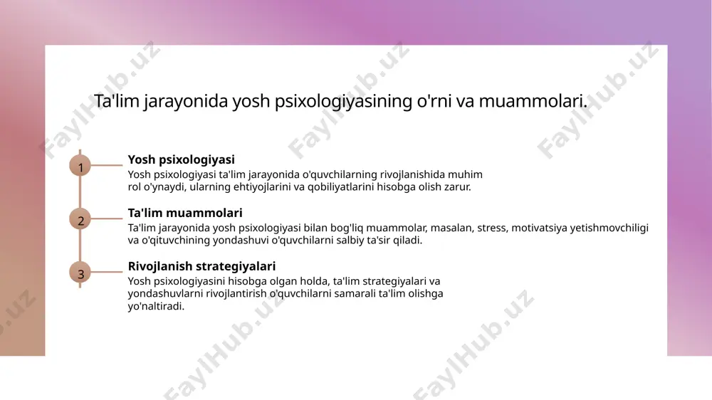 ta’lim va tarbiya psixologiyasi - Page 5