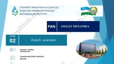 zanjirli uzatmalar — PPTX