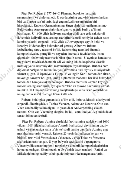 piter pol rubens — DOCX