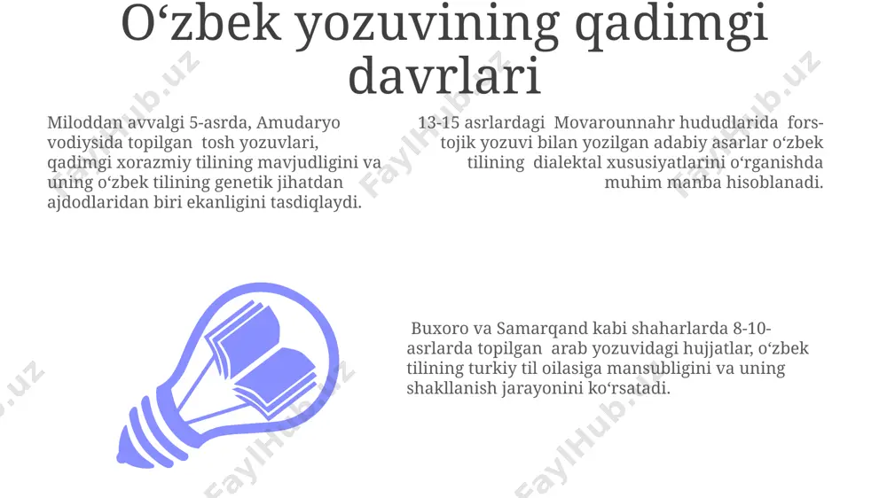 o'zbek tilining yozuv tizimlari taraqqiyoti - Page 3