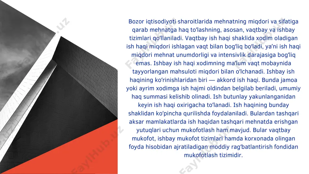 ish haqini tashkil etish shakllari va tizimlari - Page 5