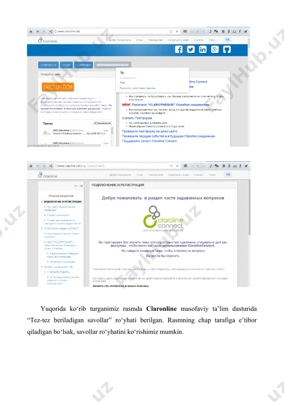 claroline masofaviy ta'lim platformasi - Page 4