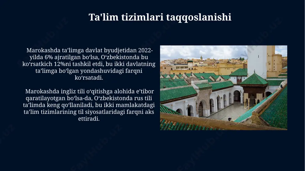 marokash va o'zbekistonning turmush darajalari - Page 5