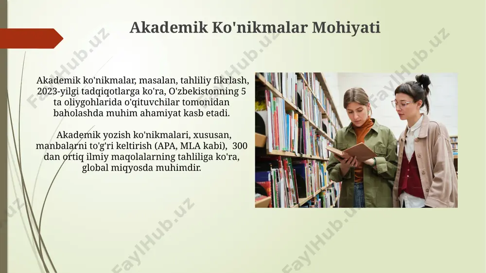 akademik ko'nikmalar va ularning mohiyati - Page 3