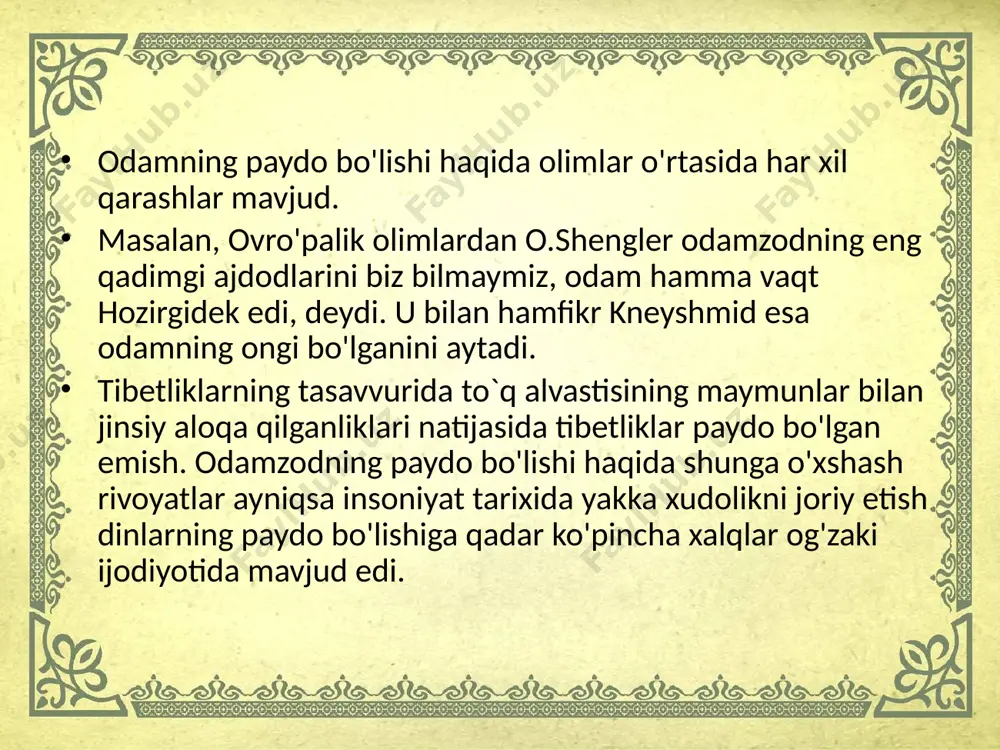 insoniyatning paydo bo’lishi va ilk gominitlar - Page 5