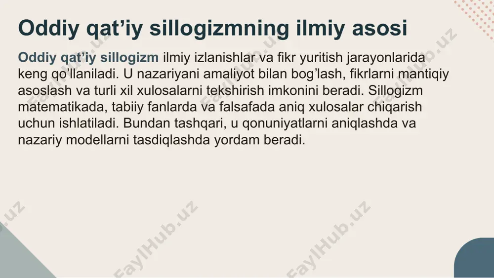 oddiy qatʼiy sillogizm - Page 5