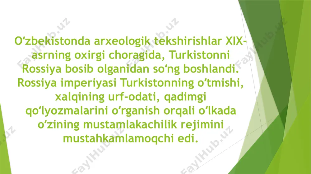oʻzbekistonda arxeologiya fanining rivojlanishi - Page 5