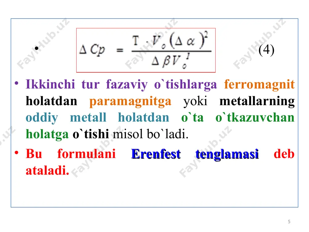 ikkinchi tur fazaviy o’tishlar - Page 5