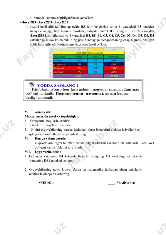 5-dars. boshqa varaq yoki kitobga murojaat - Page 4