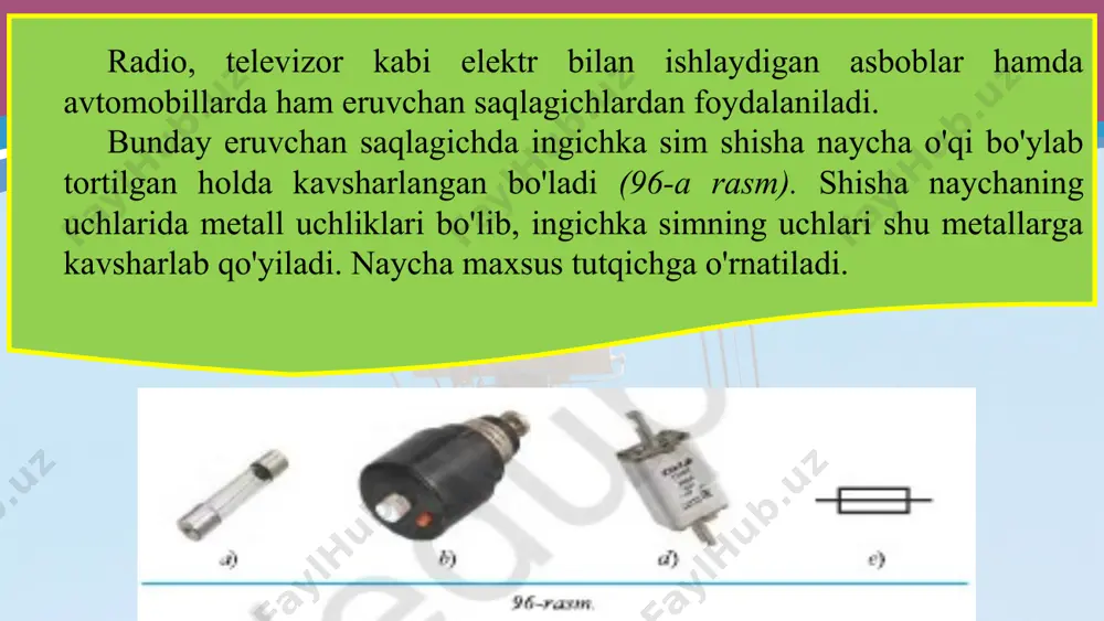 xonadonlardagi elektr zanjirlar va ulashlar 8 - sinf - Page 5