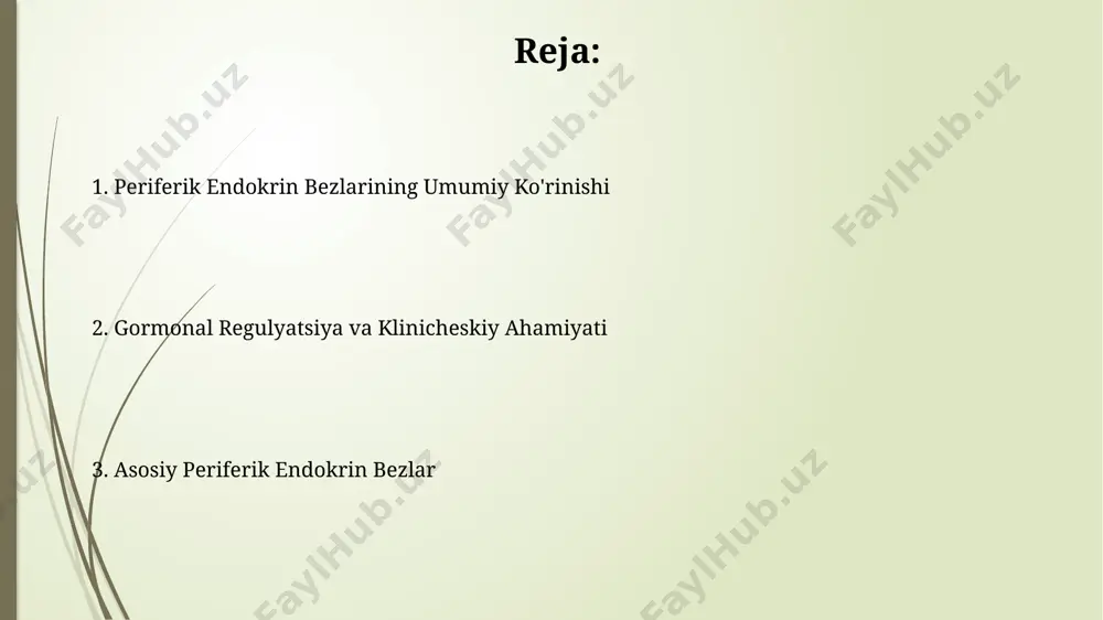 kurashda yordam beradi. insulin va glyukoza metabolizmi glyukoza metabolizmining asosiy bosqichi bo'lgan glikoliz jarayonida insulin, glyukoza oksidlanishini tezlashtirib, atp hosil bo'lishini 2-3 marta oshiradi. insulin yetishmovchiligi giperglikemiya holatiga olib keladi, qondagi glyukoza darajasi 7 mmol/l dan yuqori bo'ladi va bu diabetning rivojlanishiga olib kelishi mumkin. kaltsiy metabolizmi va paratireoid gormon paratireoid gormon (pth) qon plazmasidagi kaltsiy darajasini 9-11 mg/dl oraligʻida saqlashda muhim rol oʻynaydi, bu esa suyak metabolizmi, mushaklarning qisqarishi va asab impulslarining uzatilishi uchun juda muhimdir. buyraklar pth ta'sirida kaltsiyni qayta soʻrishni kuchaytiradi, bu jarayon kaltsiyning siydik bilan ajralib chiqishini kamaytiradi va qon plazmasidagi kaltsiy darajasini saqlashga yordam beradi. qalqonsimon oldi bezi qalqonsimon oldi bezining gipoplaziyasi yoki atrofiyasi immunitet tanqisligi kasalliklariga, masalan, 100 dan ortiq turdagi immunitet tanqisligi holatlariga olib kelishi mumkin, bu esa bemorning turli xil infektsiyalarga moyilligini oshiradi. qalqonsimon oldi bezi, yoki timus bezi, t-limfotsitlarning yetilishida muhim rol o‘ynaydi va immunitet tizimining rivojlanishiga ta’sir qiladi, taxminan 12 …