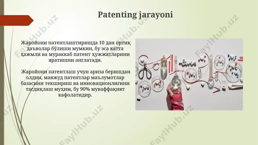 ilmiy kashfiyotlar ixtiro patentlarning mohiyati va asosiy turlari - Page 4