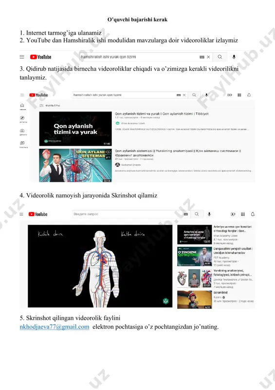 eyingina unda ishlash uchun (o’qish, ishlov berish va b.k) kirish imkoniyati beriladi. fayllarni bir joydan ikkinchi joyga uzatish www yordamida amalga oshirilgan taqdirda ham ftp-sistemasi o’zining tezkorligi va foydalanishdagi oddiyligi tufayli ommaviy xizmat turi bo’lib qolmoqda. elektron pochta (e-mail) – eng ko’p tarqalgan internet xizmati bo’lib, istagan tarmoq abonentini pochta xabarlari bilan o’zaro muloqotda bo’lib turishini taminlaydi. elektron pochtaning harakterli xususiyatlari shuki, xabar adresatga bir necha minut davomida yetib boradi. faks-servis-tarmoq faks serviridan foydalanib, foydalanuvchiga faksimal aloqa orqali xabarlar jo’natish imkonini beradi. elektron tarjimon–o’ziga yuborilgan matnni bir tildan ikkinchi tilga tarjima qilib beradi. bu vositalar kitobning navbatdagi bo’limlarida ko’rib chiqiladi. kelajakda internet xizmatlari taqdim qilishi tizimida sifatli evolyusion o’zgarishlar bo’ladi. ular asosan, odamlar va jamiyatning extiyojlarini har tomonlama qondirishga qaratilgan bo’ladi. kelajakda internet xizmatlari xuddi instrument (asbob) kabi faol xizmat qiladi. qarorlar qabul qilish va o’qitishni tashkil etish, odamlar o’rtasidagi muloqot va hamkorlik, xxi asr telefoni, marketing, biznes, dam olish …