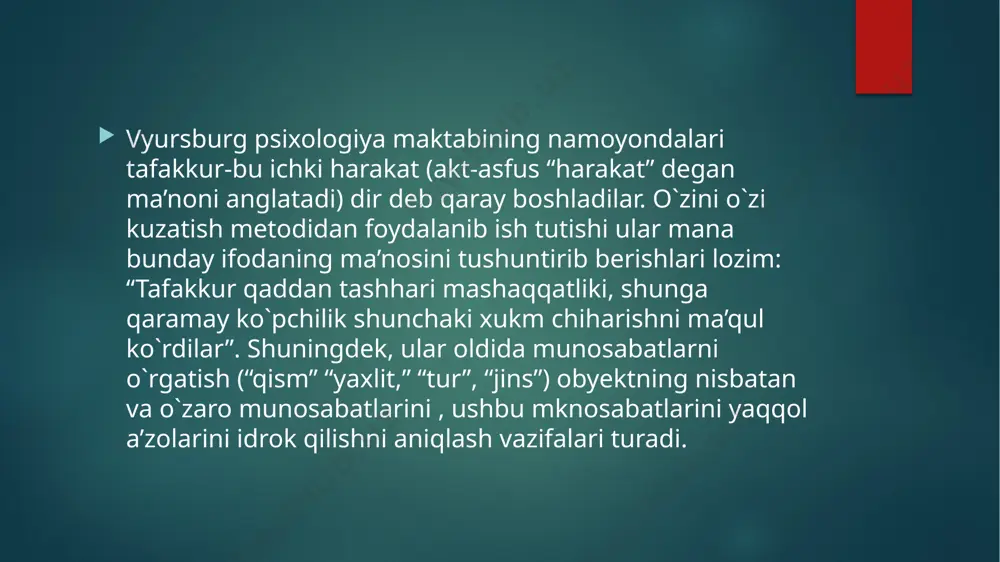 psixologiya maktablari to'g'risida tushuncha - Page 5