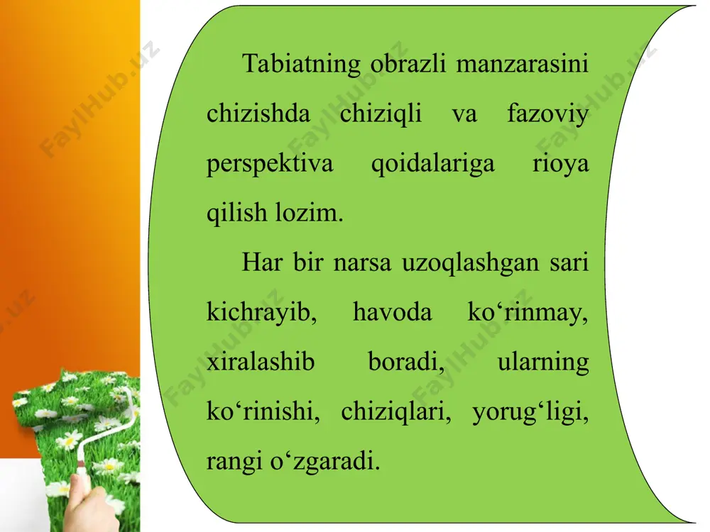 tabiatning obrazli manzarasini ishlash 5 - sinf - Page 4