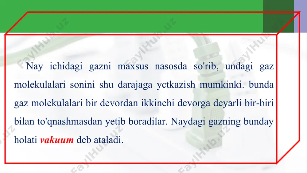 r anod va katod orasidagi elektr maydoni ta'sirida anodga tomon tartibli harakatga keladi va zanjirda tok hosil bo'ladi. agar t vaqt davomida anodga n ta elektron yetib kelgan bo'lsa, shu vaqt davomida anod olgan zaryad miqdorini q = n e ifodaga ko'ra hisoblaymiz. u holda anod toki quyidagi ifoda orqali hisoblanadi: o'zbekistonda metallarda termoelektron emissiya hodisasini o'rganish borasida yurtdoshimiz akademik ubay oripov rahbarligida bir guruh olimlar ilmiy tadqiqot ishlarini olib borishgan. ularning olib borgan ilmiy izlanishlarining natijalari kosmik materialshunoslik va asbobsozlik sohasida keng qo'llanilib kelinmoqda. masala yechish namunasi vakuumda elektr tokini qanday zaryadli zarralar hosil qiladi? termoelektron emissiya hodisasi nima? vakuumda elektr toki qanday yuzaga keladi?