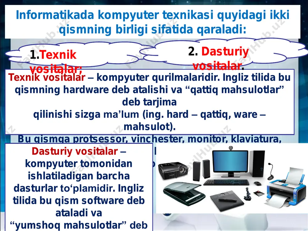 alarini o‘z ichiga olgan. shuningdek tijorat grafikasi uchun mo‘ljallangan maxsus amaliy dasturlar paketi xam mavjud. berilgan ikki o‘lchovli koordi слайд 13, ustunli bo‘lakli gistogramma - stacred bar min va max qiymatli diagramma - hi-lo zonali diagramma - arca x va u li diagramma - x-u слайд 14, 2d turidagi bunday grafiklarni jadval protsessorlarining eng sodda variantlarida xam xosil qilish mumkin: sc3, 4, lotus 1-2-3, fw-1,2,3 va xokazo. 3d turidagi grafika amaliy dasturlar paketining eng oxirgi versiyalarida amalga oshirilgan. (masal слайд 15, lekin bu qo‘shimcha imkoniyatlar, foydalanuvchiga qo‘shimcha qiyinchiliklar tug‘diradi xamda grafika tuzish vaqtini uzaytirib yuboradi. ko‘rgazmaviy grafika amaliy dasturlar paketini ko‘pincha grafik taxrirchi bilan adashtiradilar. aslida grafik слайд 16 слайд 17, xulosa слайд 18