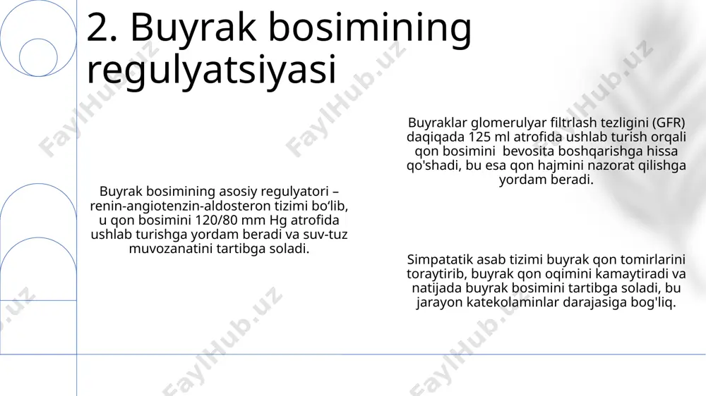 buyraklar faoliyati va bosimining o'ziga xosligi - Page 4