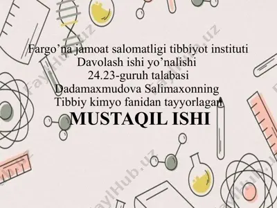 yadro kimyosining tibbiyotdagi o’rni — PPTX