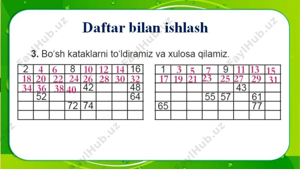 daftar bilan ishlash. matematika daftar yechimlari - Page 3