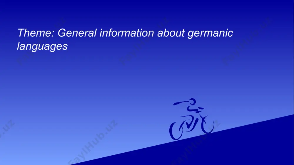 germaniy tillari haqida umumiy ma'lumotlar - Page 2