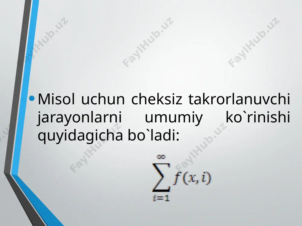 chеksiz tаkrоrlаnuvchi jаrаyonlаrni dаsturlаsh - Page 4