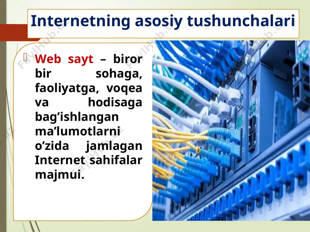 internet va uning asosiy tushunchalari - Page 3