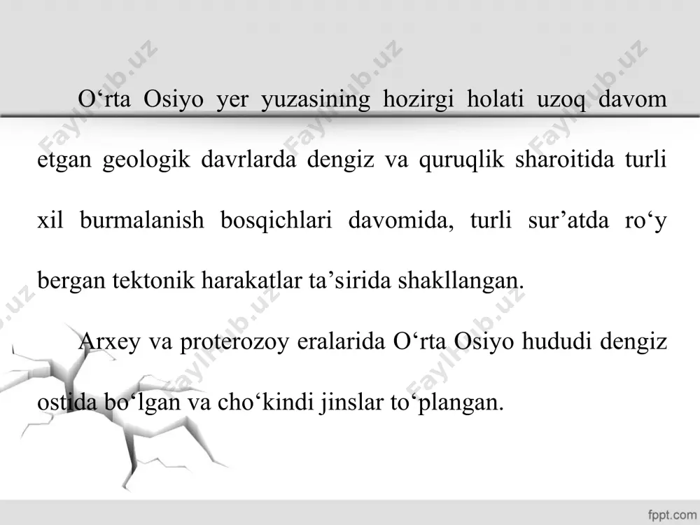 o‘rta osiyo hududining rivojlanish tarixi. foydali qazilmalari 7-sinf - Page 4