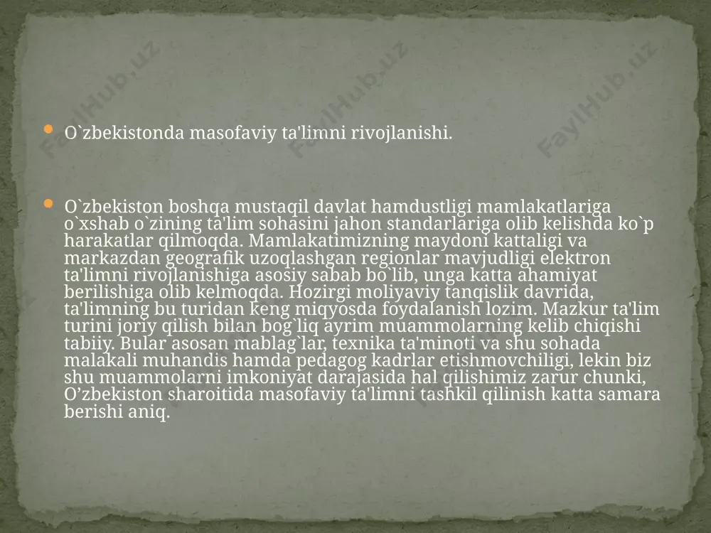 masofaviy ta'lim tizimi – o`qitishning zamonaviy usuli - Page 4