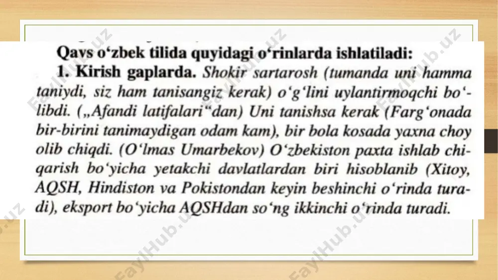 o'zbek tilidagi tanish belgilar va ularning qo'llanilishi - Page 5