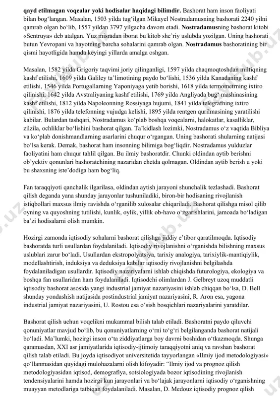 n uzoqlashib, chetlab o‘tish namoyon bo‘lsa-da, aslida ularning mohiyati mazmuniga kirib borishiga sharoit yaratiladi. abstraksiya har xil qo‘shimcha ta’sirlardan yiroqlashgan holda, ob’yektlarning asosiy muhim xususiyatlarini ajratib olib, sof holda qarab chiqish va shunga asosan ularning rivojlanish qonuniyatlarini aniqlash imkonini beradi. insonlarning amaliy faoliyati qanchalik murakkablashib borgani sari, ularning abstraksiyalash qobiliyatlari ham taraqqiy etib, takomillashib boradi. amaliy ehtiyojlar oxir oqibatda turli fanlar bilan birga abstraksiyalarni vujudga keltirib, ob’yektlarning ko‘plab xususiyatlaridan qaysi birini ajratib ko‘rsatishini aniqlab beradi. binobarin, jonli mushohadadan nazariy jihatlarga o‘tish aniqlikdan abstraksiyaga o‘tish demakdir. ijod bu bilan oxiriga yetmaydi, albatta. aniqlikdan abstraktlikka o‘tish ham zarur. demak, abstraksiya insonning, ijodkorning ongi tafakkuri bilan bog‘langan. insonsiz abstraksiya, abstraksiyasiz inson bo‘lishi mumkin emas. takidlaganimizdek, abstraktlashtirish ob’yektlarni mukammal bilishda fikriy jihatdan ko‘maklashadi. masalan: iqtisodiy nazariya ham turli tushuncha va qonunlardan tashkil topadi. bozor, pul, qiymat, tovar, ishlab chiqarish usuli, bozor munosabati, qo‘shimcha qiymat, raqobat, daromad, ishlab chiqaruvchi kuchlar, ishlab chiqarish munosabatlari kabi tushunchalar …