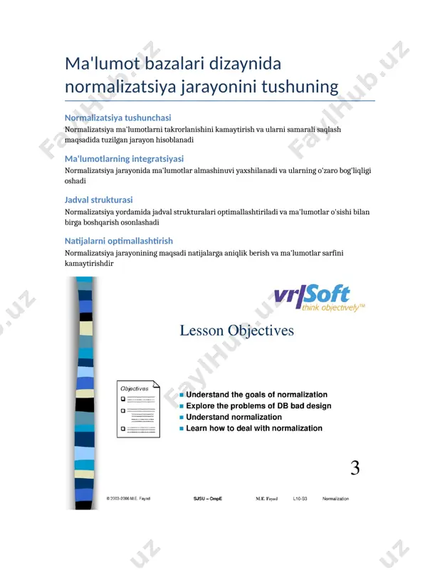 ishda asosiy dasturlash tili hisoblanadi python python, ma'lumotlar bazalari bilan ishlash uchun qulay kutubxonalarni taklif etadi hamda data analizi sohasida keng qo'llaniladi java java, keng tarqalgan va yuqori imkoniyatlarga ega dasturlash tili bo'lib, ma'lumotlar bazalari bilan interaktiv aloqalar yaratishda qo'llaniladi php php dinamik veb-saytlar yaratish uchun samarali, ma'lumotlar bazalari bilan oson ishlaydi va kengaytiriladigan tizimlar qurishda foydalidir ma'lumotlar analitikasi va vizualizatsiya vositalarini o'rganing ma'lumotlar analitikasi ma'lumotlar analitikasi ko'plab sohalarda muhim ahamiyat kasb etadi. u biznes jarayonlarini optimallashtirish va qaror qabul qilishda yordam beradi. vizualizatsiya asoslari ma'lumotlarni vizualizatsiya qilish ulardan samarali foydalanishni ta'minlaydi. diagrammalar va grafika yordamida ma'lumotlar yanada tushunarli bo'ladi. ommabop vositalar power bi va tableau kabi vositalar ma'lumotlar analitikasi va vizualizatsiya sohasida keng qo'llanilib, foydalanuvchilarga mukammal yechimlar taqdim etadi. ma'lumotlarni tahlil qilish ma'lumotlarni tahlil qilish jarayoni statistik usullar va algoritmlar yordamida amalga oshiriladi. bu jarayonlar natijasida biznes strategiyalari shakllanadi. katta ma'lumotlar tizimlarining arxitekturasini tushuning katta ma'lumotlar tushunchasi katta ma'lumotlar …