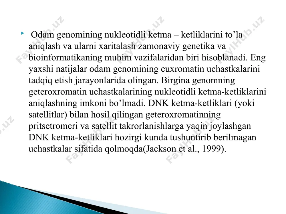ab etiladi. laca geni mahsulotining roli yetarlicha o’rganilmagan. rnk-polimeraza transkriptsiya jarayonini operator uchastka bilan yakunlanuvchi promotor uchastkadan boshlaydi. hujayrada laktoza mavjud bo’lmagan holda yoki uning kontsentratsiyasi juda past bo’lgan holatda monotsistron operon laci ning mahsuloti hisoblangan oqsil-repressor operator uchastka bilan qaytar tarzda bog’lanadi va transkriptsiyani jadallashtiradi. shunday qilib, laktoza hujayrada mavjud bo’lmagan holda laktozaning metabolizmi uchun zarur fermentlar sintezlanmaydi. hatto hujayra plazmatik membranasida β-galaktozidpermeazafermenti mavjud bo’lmagan holda ham laktoza tashqi muhitdan juda kam miqdorda hujayraga tushishi mumkin. hujayrada ikki molekula laktoza oqsil repressor bilan bog’lanadi. bu esa uning konformatsiyasining o’zgarishiga olib keladi va keyinchalik esa oqsil repressorning operator uchastkadan dissotsiatsiyalanishiga sabab bo’ladi. shuningdek, laktozali operon genlarining transkriptsiyasi amalga oshishi mumkin. laktoza kontsentratsiyasining pasayishi bilan oqsil repressorning yangi qismlari operator ketma – ketliklar bilan bog’lana boshlaydi va transkriptsiyani jadallashtiradi. laktoza operoni faolligining bu tipdagi boshqarilish mexanizmi pozitiv induktsiya deb yuritiladi. induktor modda vazifasini laktoza bajaradi: uning oqsil repressor bilan bog’lanishi natijasida …