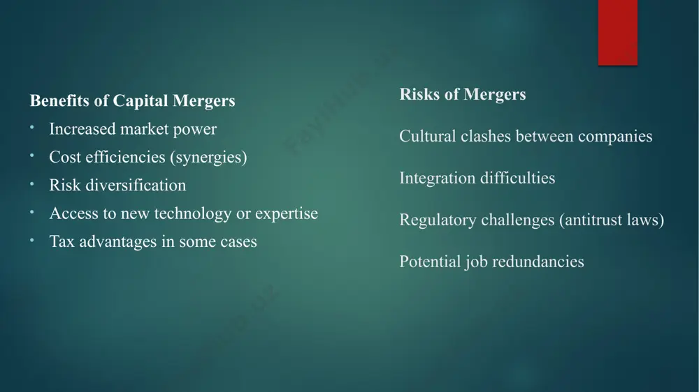 capital mergers and investments - Page 4