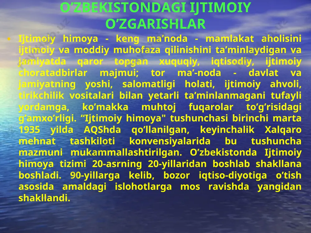 iyot muassasalarining arzon, sifatli dori vositalari va tibbiyot buyumlari bilan ta’minlanishini yaxshilash, dori-darmonlar narxlarining asossiz o’sishiga yo’l qo’ymaslik bo’yicha chora-tadbirlarni amalga oshirish; aholi o’rtasida kasallanish ko’rsatkichlari pasayishini va umr uzayishini ta’minlash. o’zbekiston respublikasi “korruptsiyaga qarshi kurashish to’g’risida”gi qonunning mazmun-mohiyati korruptsiya balosi - jamiyat rivojiga g‘ov bo‘ladigan qabih illatdir. u nafaqat mamlakat ravnaqiga to‘siq bo‘ladi, ayni paytda odamlarning ertangi kunga, kelajakka ishonchini susaytiradi, davlat institutlarini obro‘sizlantiradi. shuning uchun ham mamlakatimizda ushbu illatning oldini olishga katta e’tibor qaratilmoqda. aholining huquqiy ongi hamda huquqiy madaniyatini yuksaltirish, jamiyatda korruptsiyaga qarshi murosasiz munosabatni shakllantirish bo‘yicha ham faol ish olib borilayapti. jumladan, davlat va jamiyat hayotining barcha sohasida korruptsiyaning oldini olish, ushbu illatni o‘z vaqtida aniqlash, chek qo‘yish hamda unga sabab bo‘layotgan omillar va shart-sharoitlarni bartaraf etish bo‘yicha besh mingdan ortiq bevosita muloqotlar, aholi bilan uchrashuvlar, davra suhbatlari hamda boshqa tadbirlar o‘tkazildi. 200 mingdan ortiq plakatlar tayyorlanib, joylarga tarqatildi. prokuratura organlari tomonidan aholi, tadbirkorlar bilan 850 …