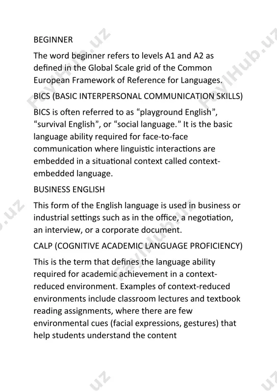 as a lingua franca refers to a methodology that does not expect all english speakers to be native english speakers, but understands and takes into account the huge diversity of language and cultural backgrounds of different english speakers. the elf method takes therefore a different approach than esl and efl in which the english language ideal is based on native us or uk englishes. elt (english language teacher/training) this is a broad term that refers generically to all types of english language teaching. esl (english as a second language) an esl learner is someone from a nation where english is not the native language who has moved, either temporarily or permanently, to study english in a country where english is the native language (e.g the united kingdom or the united states). esol (english for speakers of other languages) esol refers to the use of english by speakers with different native …