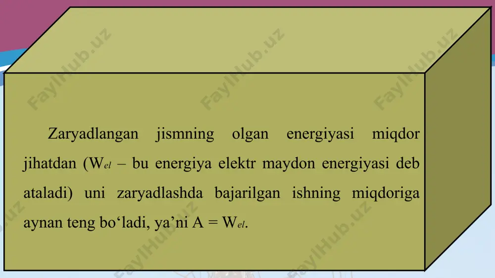 elektr maydon energiyasi - Page 3