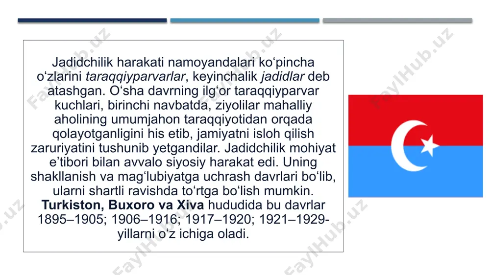 rat sadriddin ayniy abdurashid mukamilov muhtorjon yo’ldoshevich saidjonov rahmonberdi madazimov zahiriddin qosimov tavallo ashurali zohiriy majid qodiriy ibrohim davron rahmat rafiqov g’ozi yunus rafiq mo’min abdulhamid cho’lpon abduvahob ibodiy muinjon aminjonov devoniy elbek munavvarqori abdurashidxonov is’hoqhon ibrat bekjon rahmonov bahovuddin aminjonov po’lat soliyev abdulqodir muhiddinov mirmulla shermuhammedov qayum ramazon saidnosir mirjalilov bahrom haydariy shokirjon rahimiy abduvosiq muhammedov nozimaxonim abdulla rahmatzoda dadamirzaqori shayxov abdusalom akramov salimxon tillaxonov hoshim shoyiq ahmad nayim mo’minjon muhammadjonov porso xo’jayev abdulhay tojiyev xolid said polvonniyoz hoji yusupov obidjon mahmudov usmonxon eshonxo’ja o’g’li sulaymon xo’jayev komilbek norbekov mulla abdullohbek musobekhoji o’g’li akrom usmonov jadid ma’rifatparvarlarining siyosiy va ijodiy faoliyati yangi o‘zbek adabiyoti shakllanishida qanchalik ahamiyatga ega bo‘lganligi olimlarimiz tomonidan yetarli darajada tadqiq etilgan. ammo bu jadidchilikni o‘rganish nihoyasiga yetdi, degani emas. jadidlar mafkurasi, jadid adabiyotining o‘ziga xos xususiyatlari, badiiy va ilmiy adabiyotlarda jadid ma’rifatparvarlarining yangi adabiyot taraqqiyotiga ta’siri masalalarida hali ochilmagan qo‘riqlar mavjud. e’tiboringiz uchun rahmat image1.jpg …