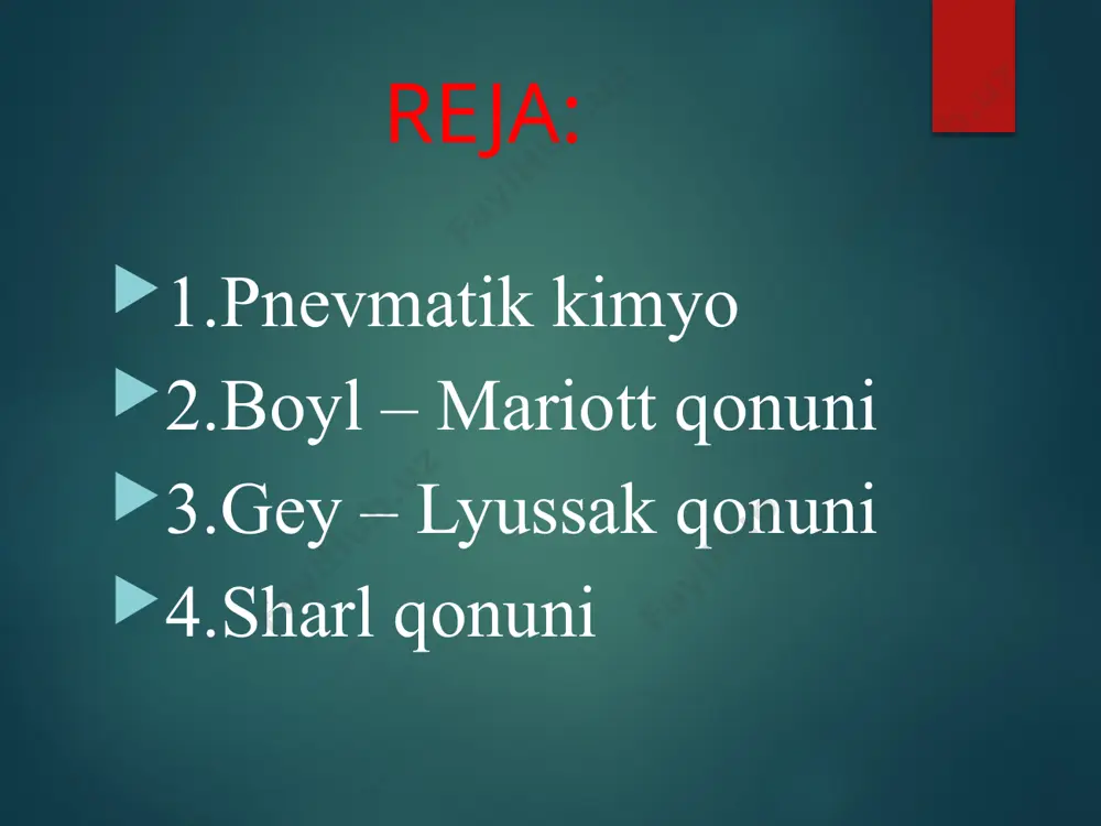 aniqlandi. van gel'mont gazlar xam bir-biridan farq qiladi, ularni qattiq jismlardek ajratib olish mumkin deydi. olim azot(ii) oksidi zaxarli gaz ekanligini birinchi bo`lib aniqladi, organik moddalardan yonuvchan gaz olish mumkinligini xam aytdi. e’tiboringiz uchun rahmat! image2.png image3.png image4.png image5.png image6.png image7.png image8.png image9.png image10.png image11.png image12.png image13.png image14.png image15.png image16.png /docprops/thumbnail.jpeg