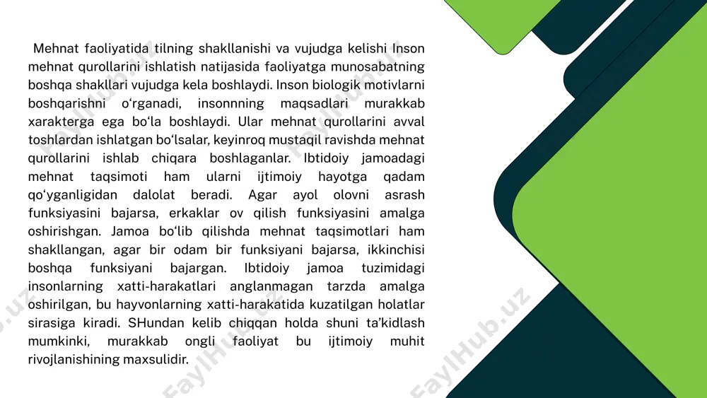 tahlil qilish qobiliyatiga ega. demak, til insonda mantiqiy xulosalar chiqarish imkoniyatini beradi yosh bola o‘zining individual tajribalariga tayanib xulosa chiqarish imkoniyatiga egadir. olovning tanani kuydirish xususiyatiga ega ekanligini ota-onasidan bilishi yoki o‘zining hissiy sezgisi orqali ham bilishi mumkin. agar inson faqat o‘z tajribasiga tayanib xulosa chiqarsa, uning individual imkoniyatlari cheklangan bo‘lar edi. shuning uchun ham til orqali mantiqiy fikrlarni aniqlash mumkin. o‘z tajribasiga tayanmay, mantiqiy munosabatlar asosida xulosa chiqarish imkoniyati bilishning yangi ratsional va mantiqiy shakllari uchun alohida ahamiyat kasb etadi. hattoki voqealar ishtirokchisi bo‘lmagan taqdirda ham o‘zining bilish va mantiqiy tuzilishiga tayangan holda xulosa chiqarish imkoniyatini beradi. tilning mantiqiy tizimida insonga tayyor tafakkurning dinamik quroli beriladi, shu tariqa mantiqiy strukturalar o‘zlashtiriladi, insonni bilish imkoniyatlari ortadi. bu ongning yangi imkoniyatlari, til orqali o‘zlashtiriladi, bu esa ongning rivojlanishiga asosiy omil bo‘lib xizmat qiladi.tilning muhim funksiyalaridan biri bu, uning asosida sezgi, idrok, diqqat, tafakkur, xotira, xayol, emotsiya, iroda vujudga keladi. e’tiboringiz uchun …