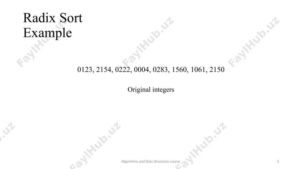 radix sort - Page 3
