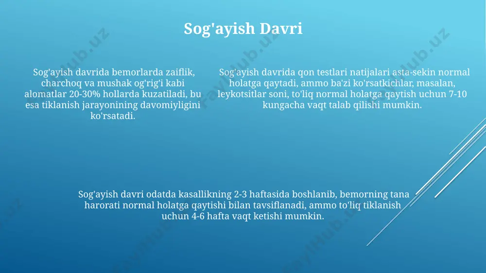 zaxm kasalligining umumiy kechishi - Page 5