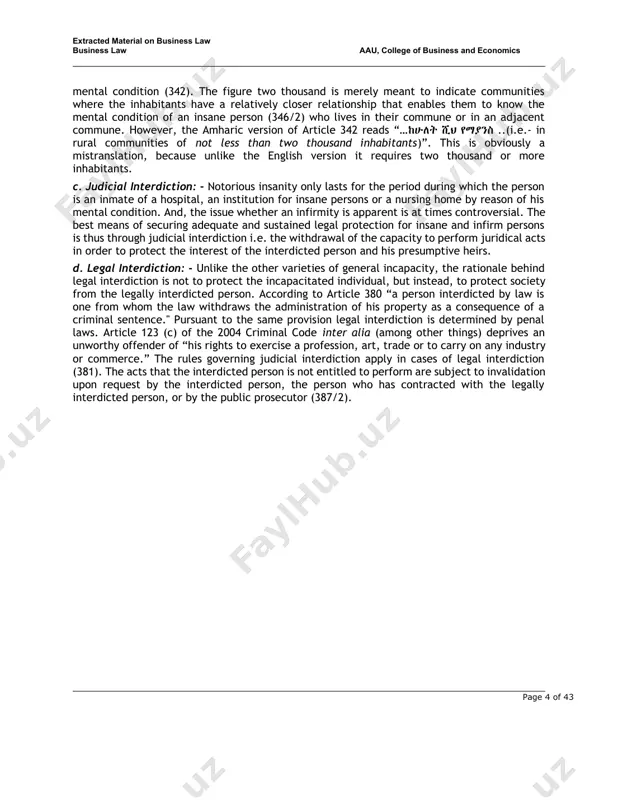e parties who are competent to contract. every person is competent to contract who is or the age of majority according to the law to which he is subject, and who is of sound mind, and is not disqualified from contracting by any law to which he is subject. although human beings are subject to rights and duties from the moment of birth, to death some may not be entitled to exercise such rights and duties. still others may exercise only some of their rights. minors and judicially interdicted persons cannot enter into a contract. however; when a legally interdicted person enters into a contract which he was prohibited from such is not limited to incapacity but also extends to illegality as per art 1716. the same holds true for special incapacities indicated under art. 194. rights are held by every person from the moment of birth, and these rights, …